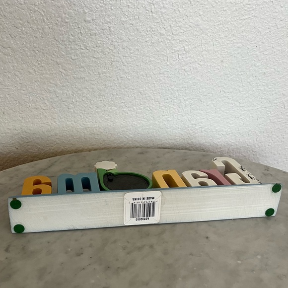 GRANDMA Picture Frame Sign Decor Free Standing Letters Decor Cutout - Picture 4 of 4